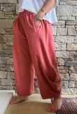 Lagen 7/8 Barrel Pant Indian Red